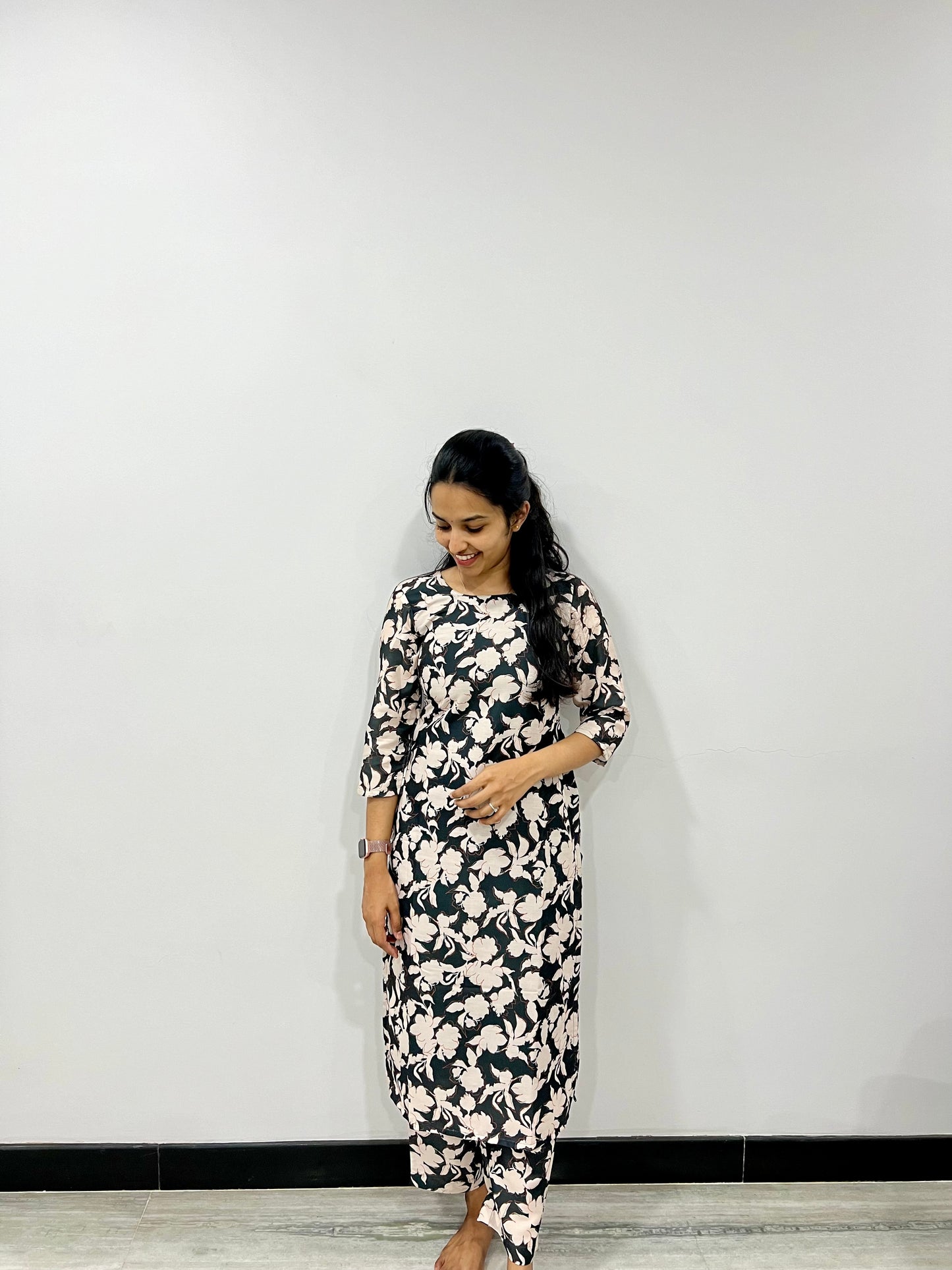 Black muslin set