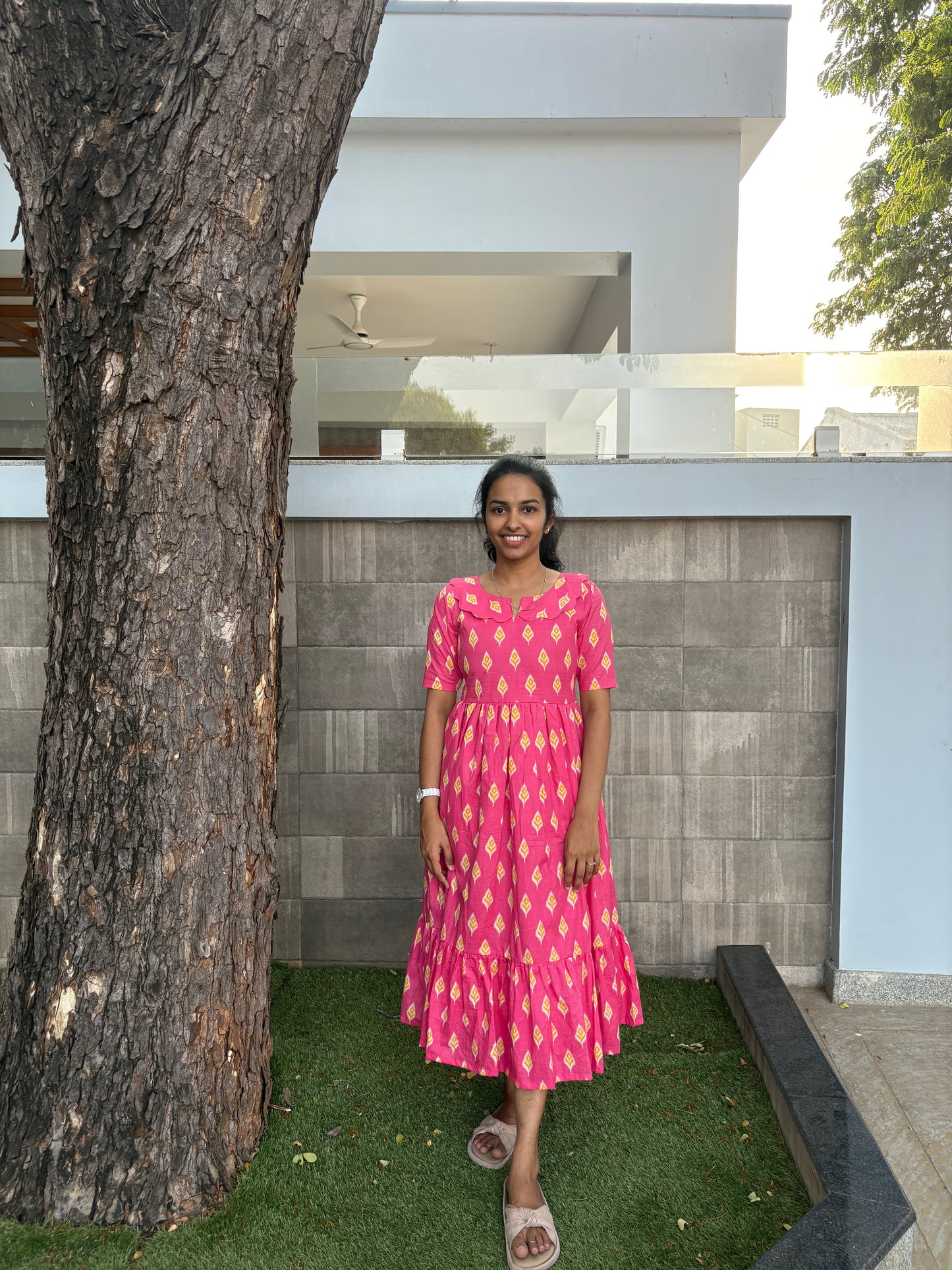 Pink maxi