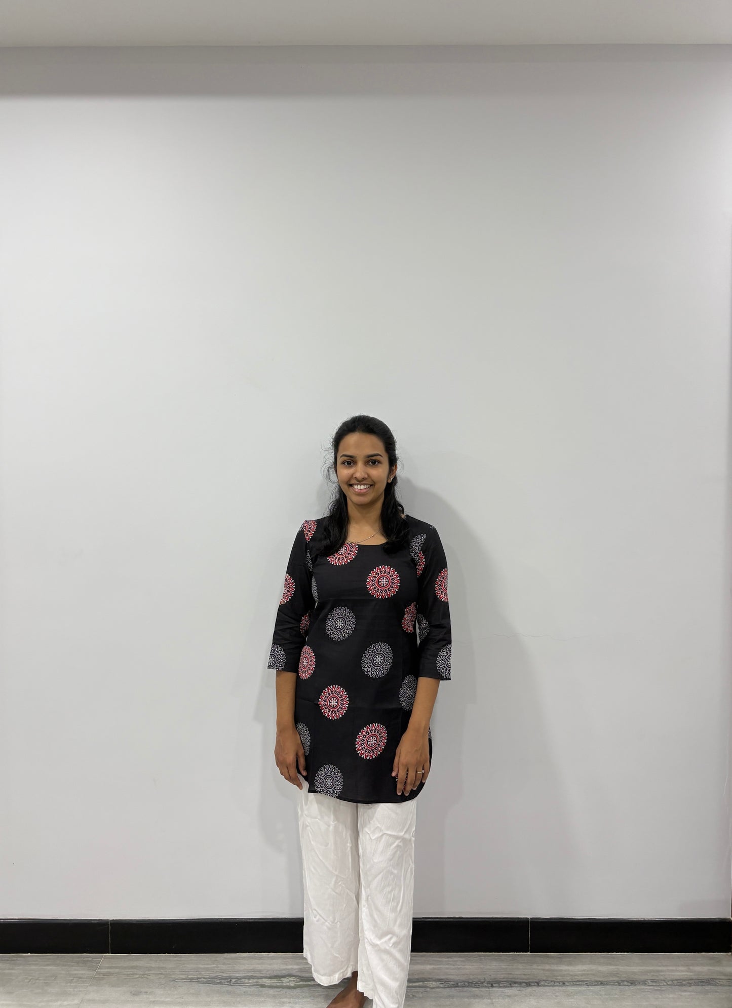 Black short kurti
