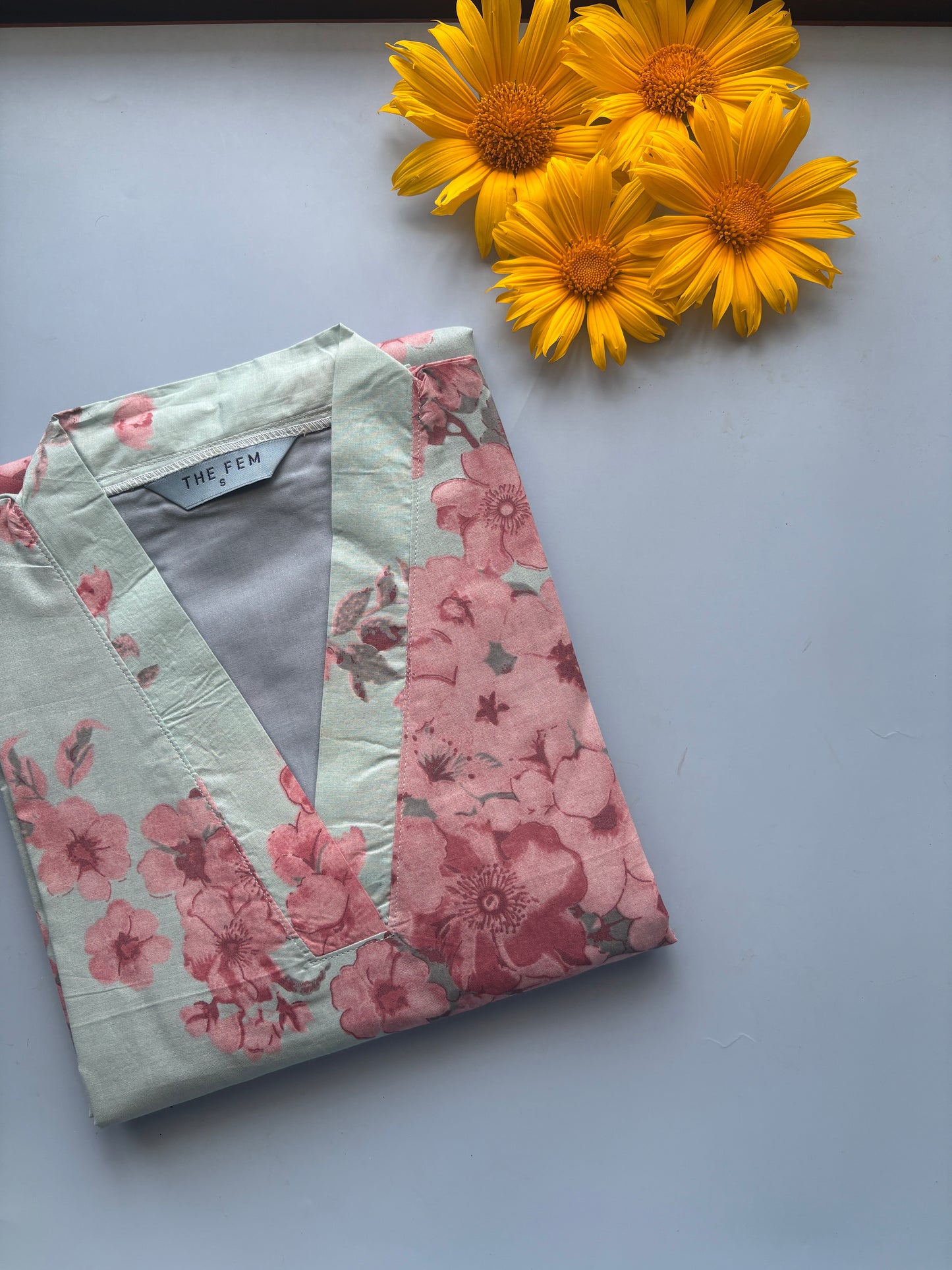 Powder blue kurti ( Pre order )