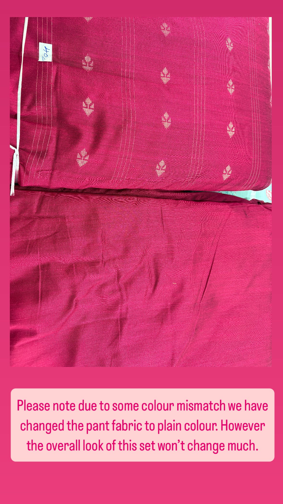Pink colour premium suit set