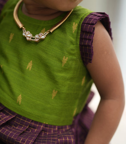 Kids silk frock