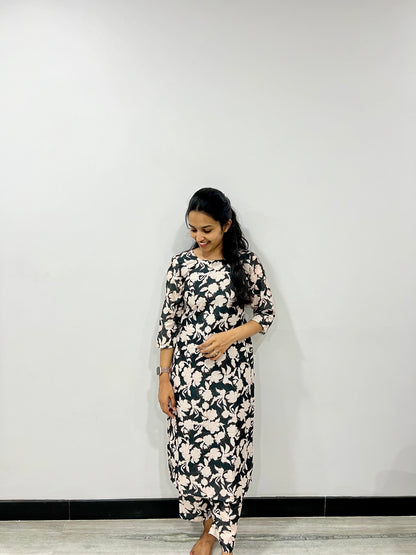 Black muslin set