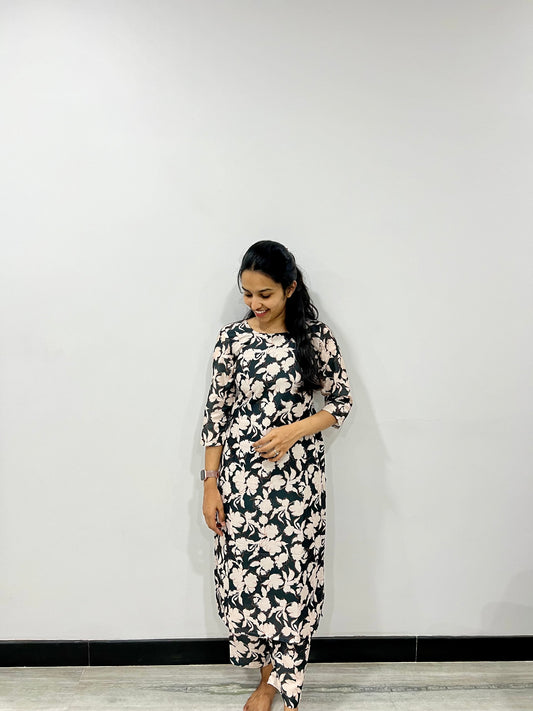 Black muslin set