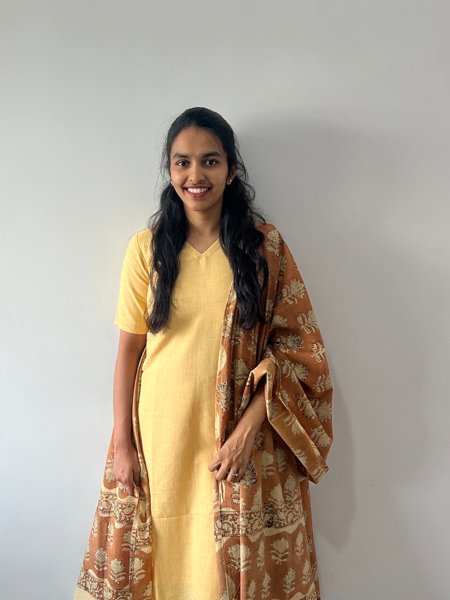 Sandal cotton kurti set