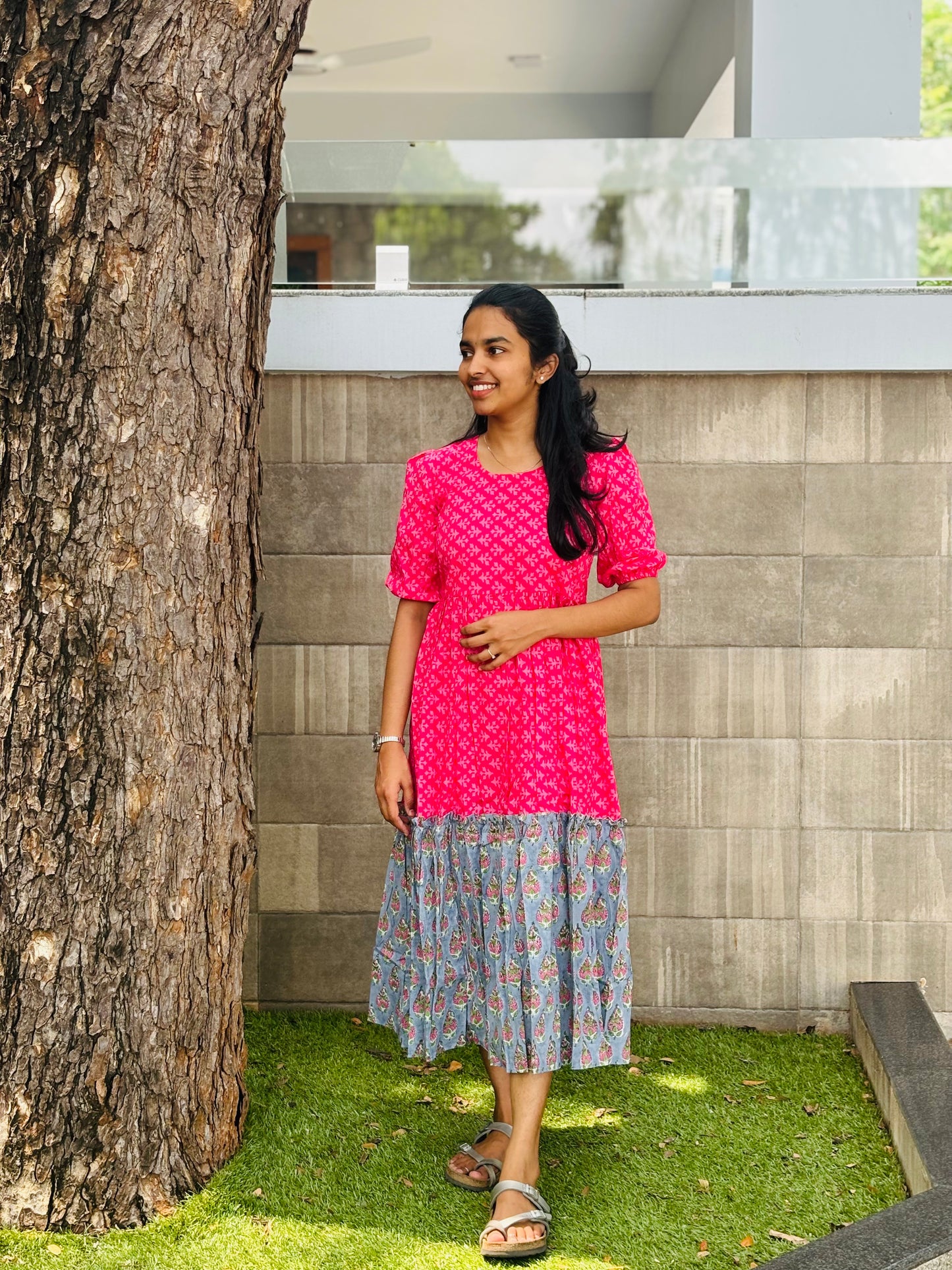 Pretty pink maxi