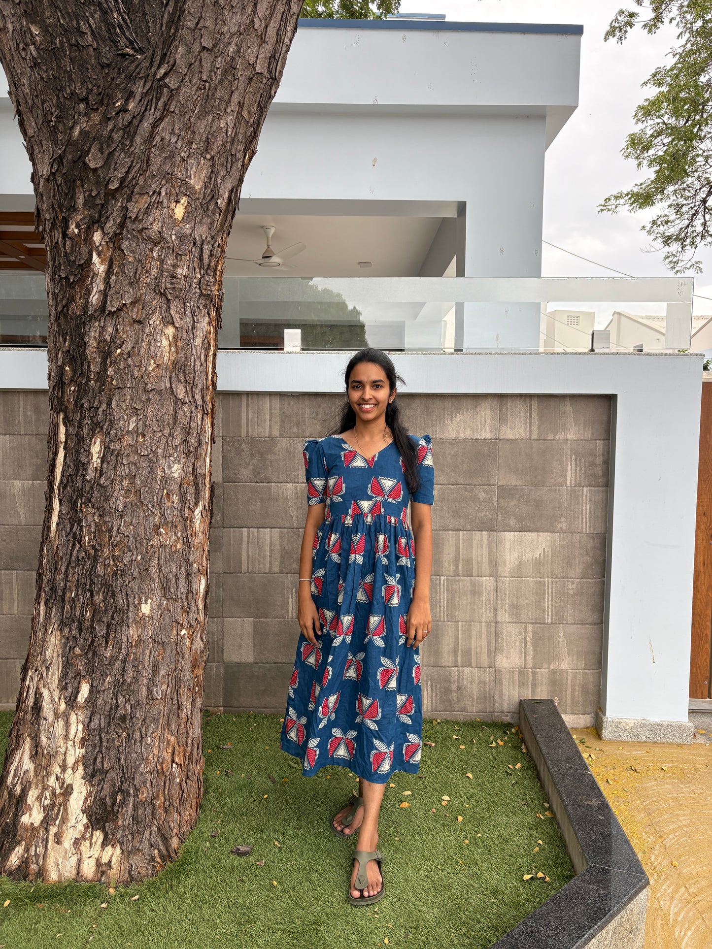 Navy blue maxi (TF196)