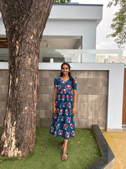 Navy blue maxi (TF196)