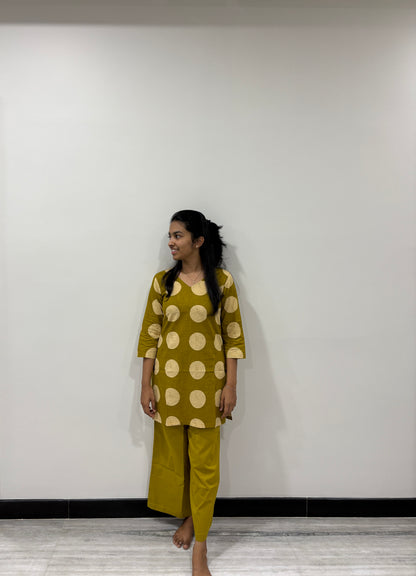 Mustard night suit