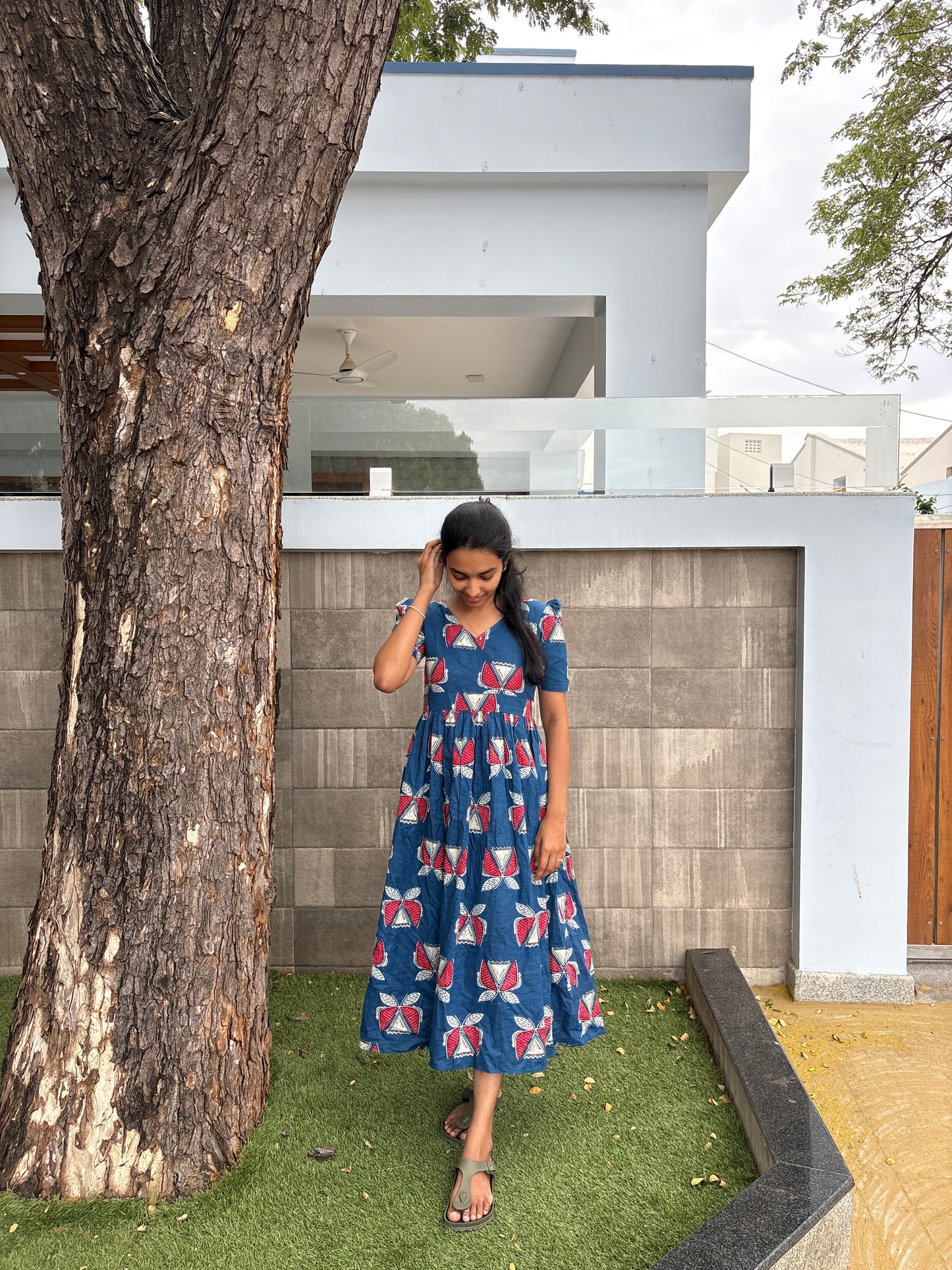 Navy blue maxi (TF196)