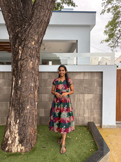 Madras check maxi ( TF190 )