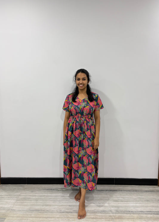 Multi colour kaftan