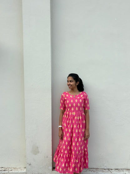 Pink maxi
