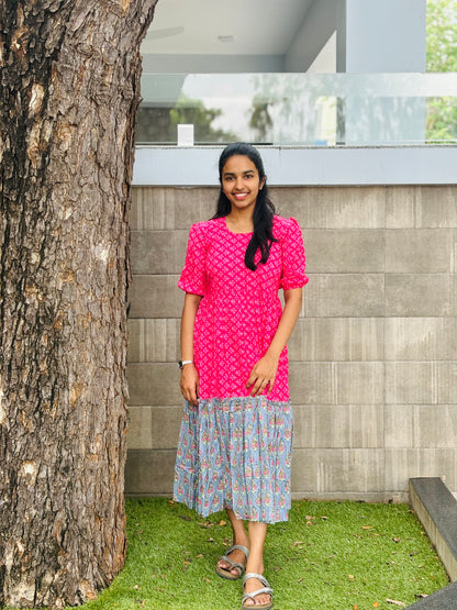 Pretty pink maxi