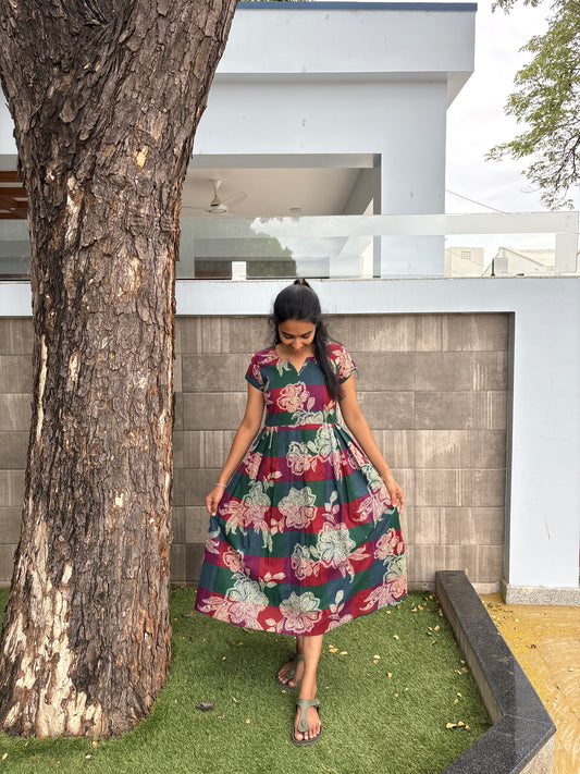 Madras check maxi ( TF190 )