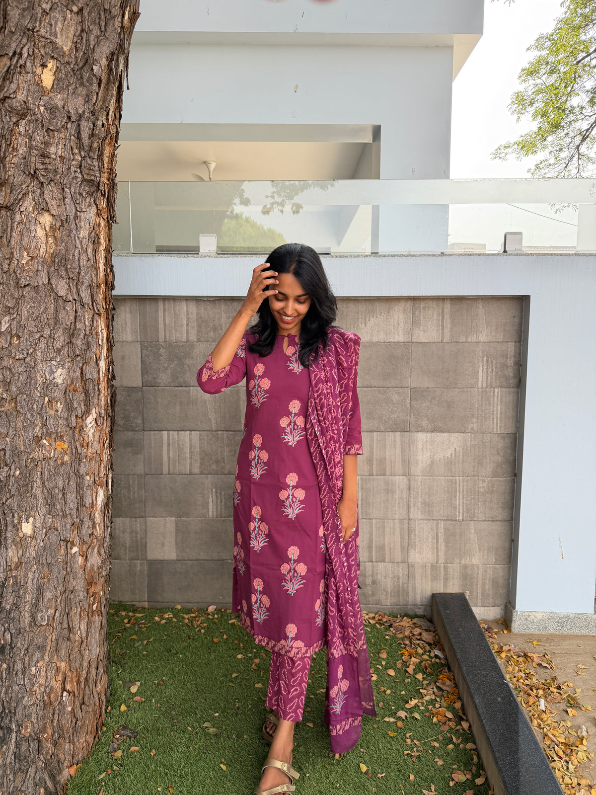 Mauve muse set