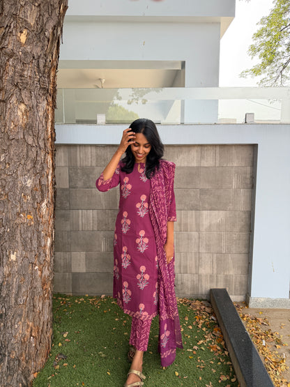 Mauve muse set