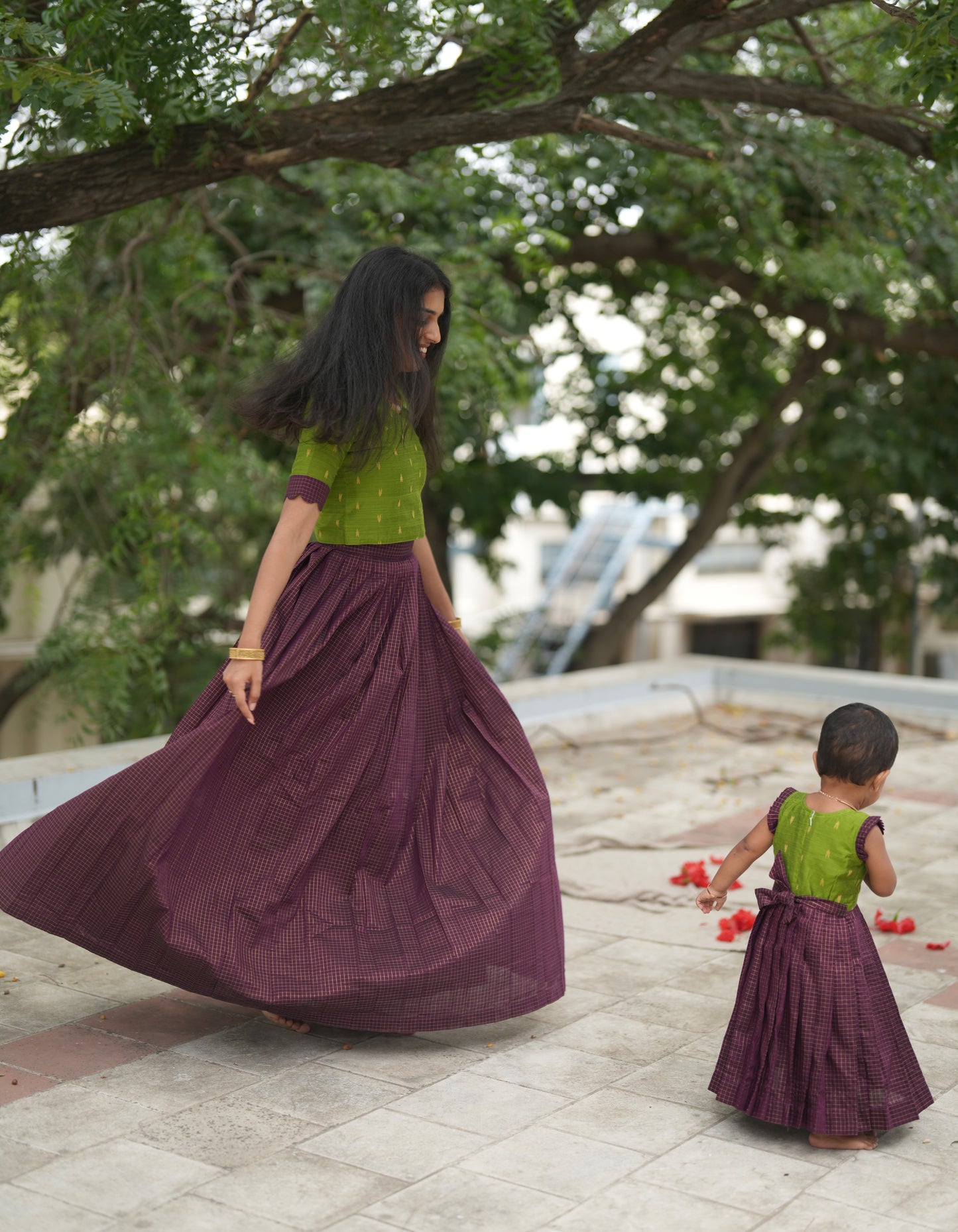 Kids silk frock