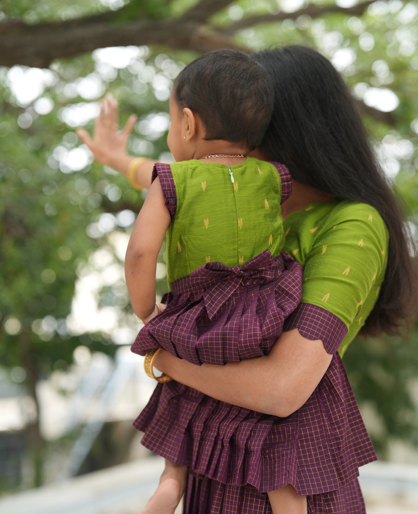 Kids silk frock