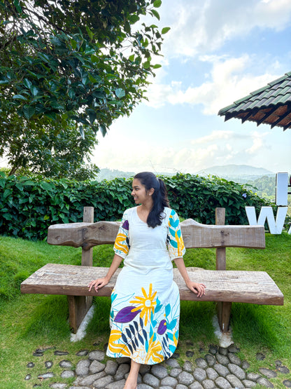 White Aline maxi