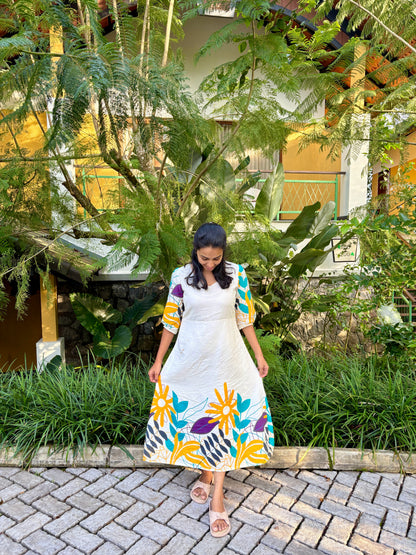 White Aline maxi