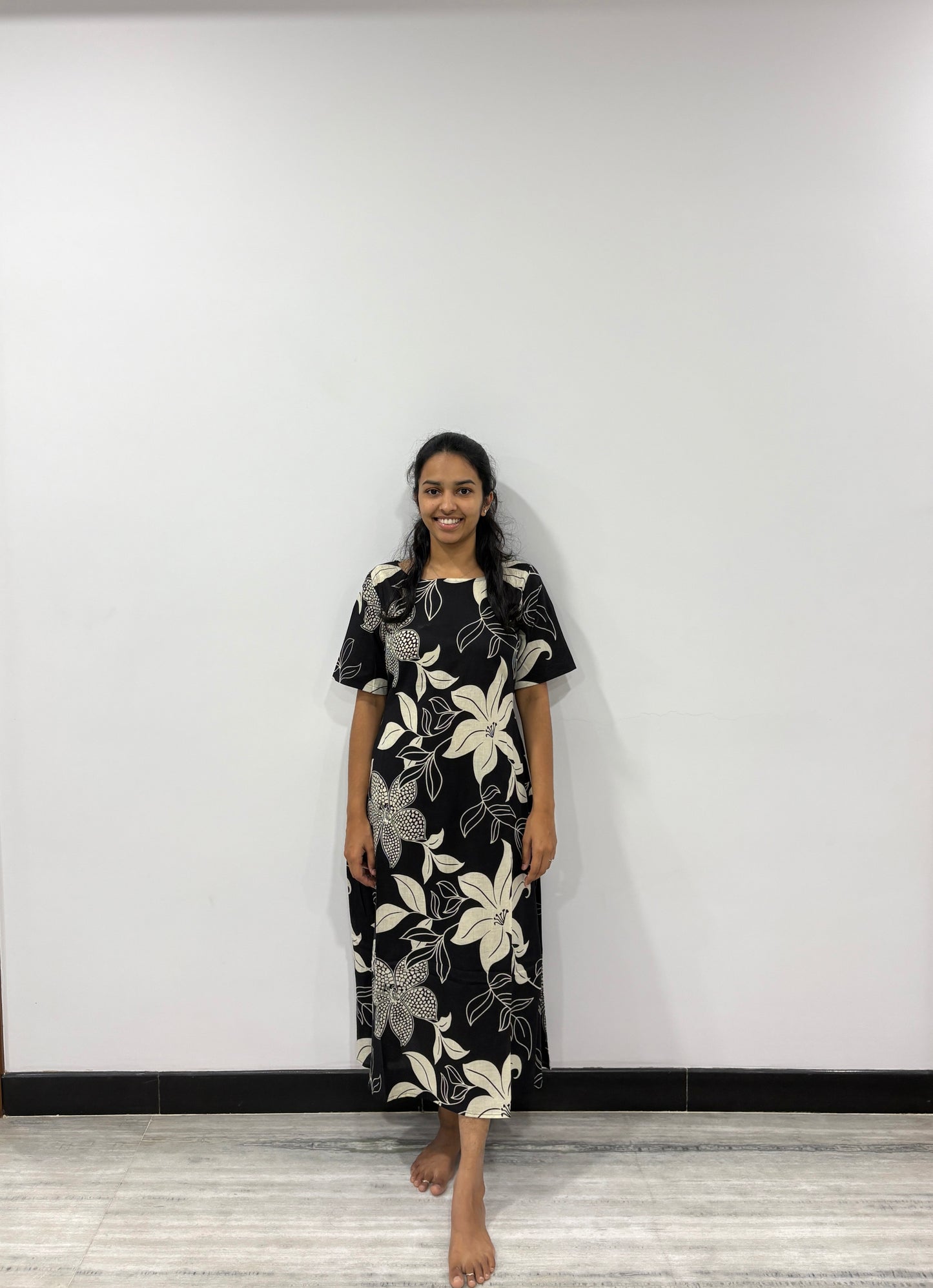 Black maxi style nighty