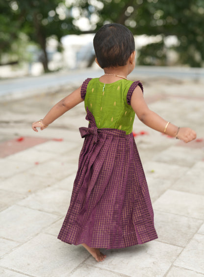 Kids silk frock