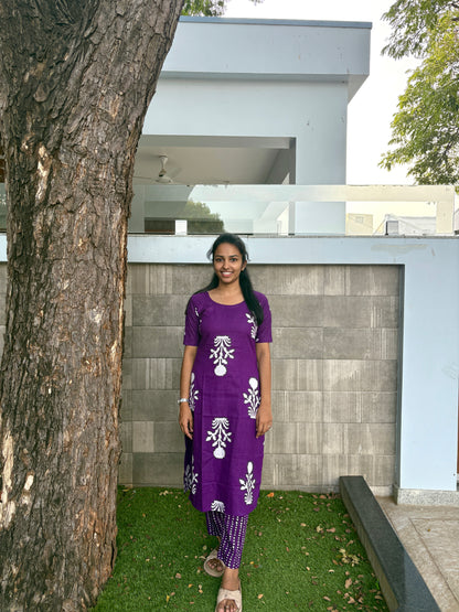 Purple suit set