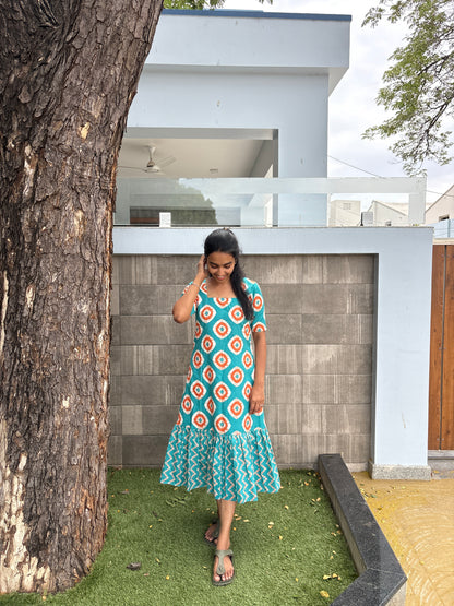 Sky blue Aline maxi (TF192)
