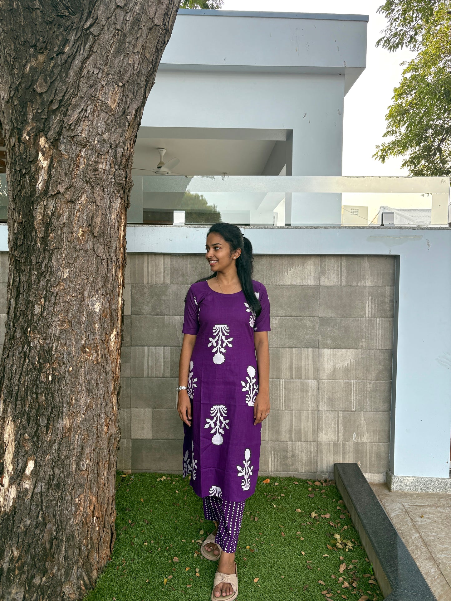 Purple suit set