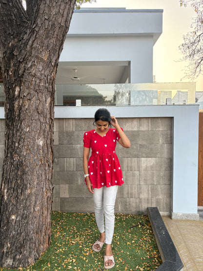 Pyaar peplum top