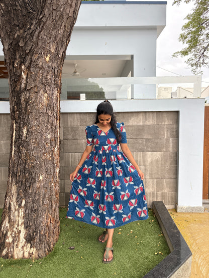 Navy blue maxi (TF196)