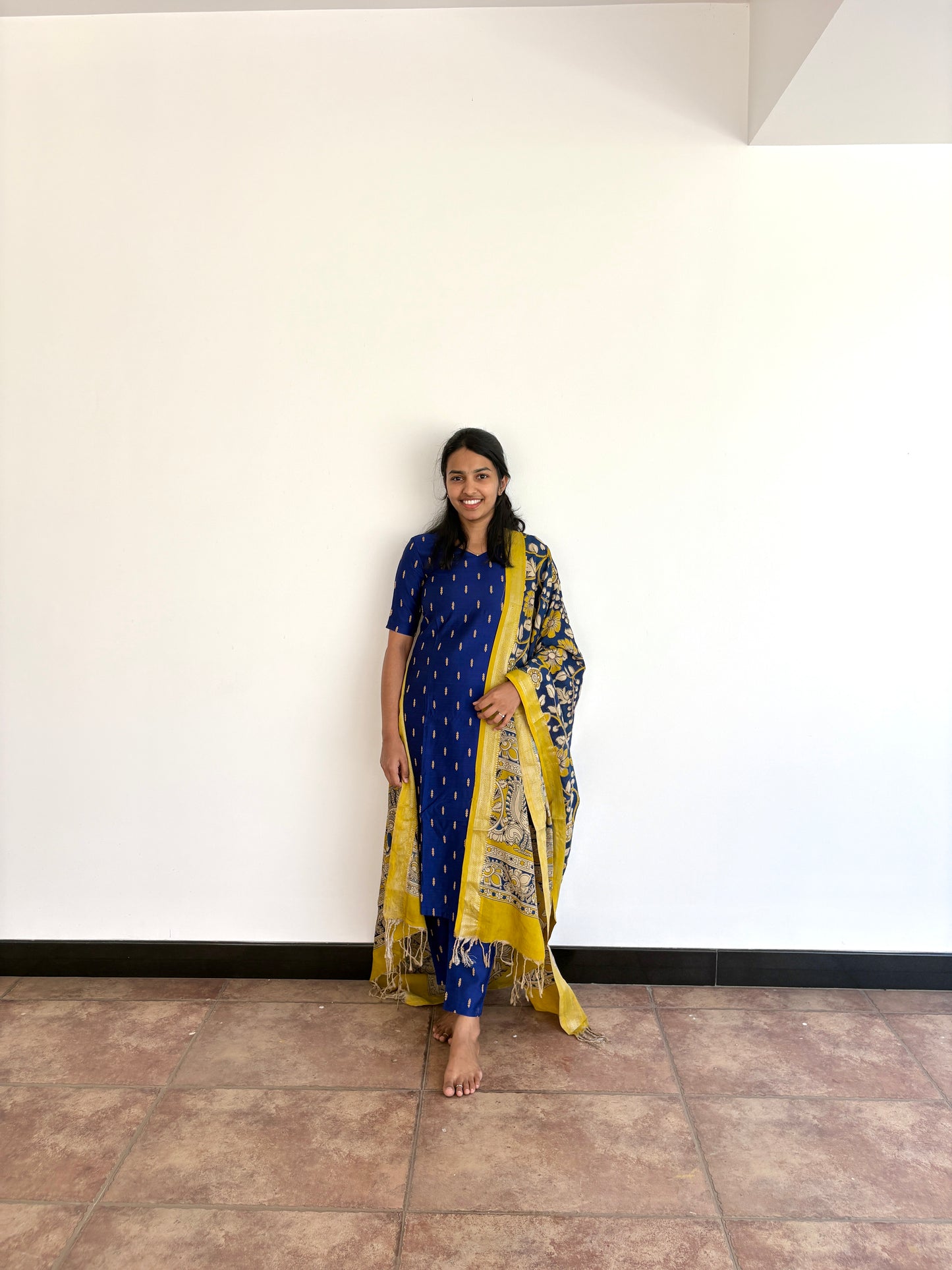 Royal blue suit set