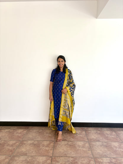 Royal blue suit set