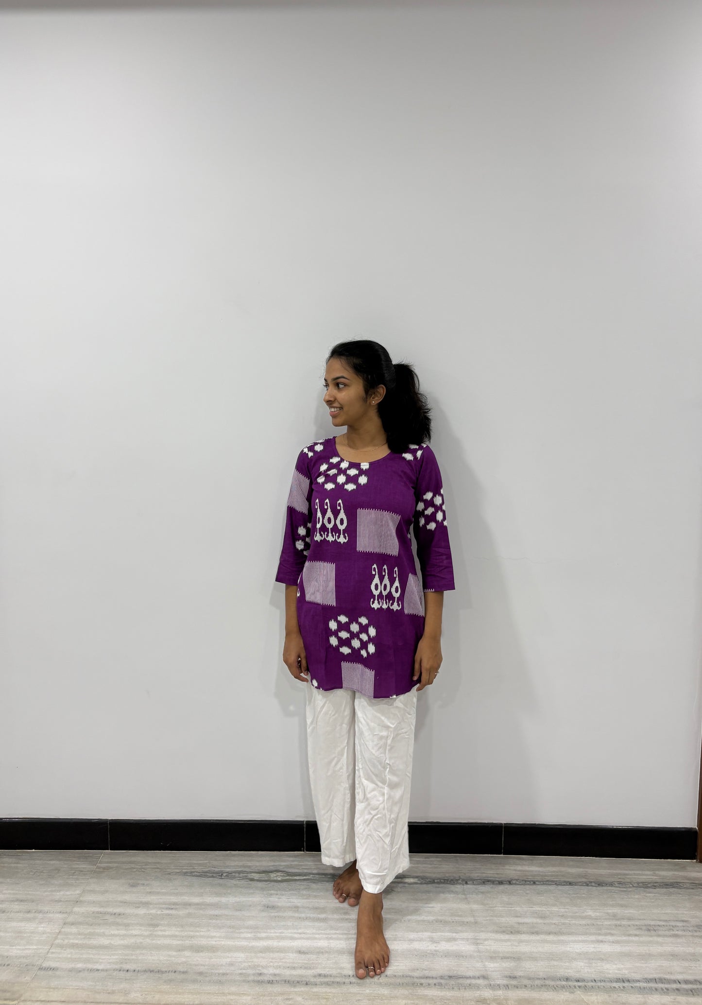 Violet short kurti