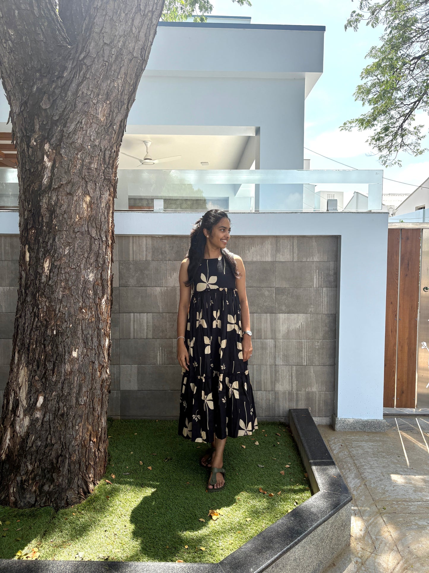 Midnight bloom maxi