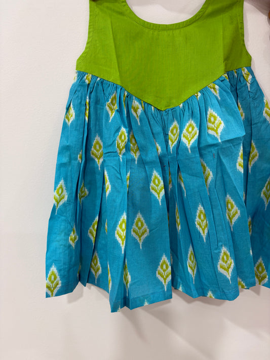 Green and blue frock 🍀