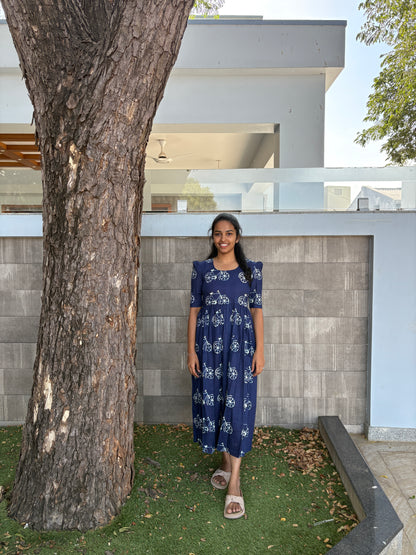 Navy blue maxi